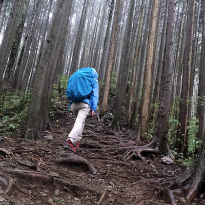 陣場山＿登山中