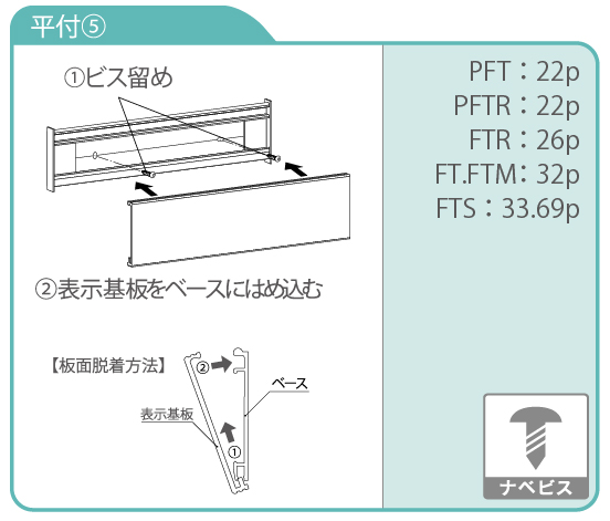 セパ取付