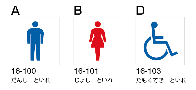 点字ピクトサイン参考画像