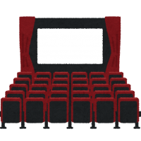 映画館のイラスト
